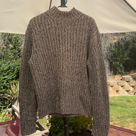 GAP Other - GAP Men's Ribbed Turtleneck Sweater - Heather Gray